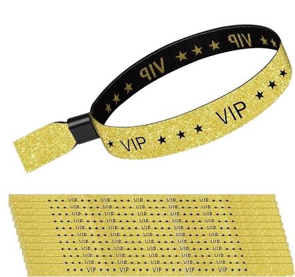 콘서트 파티 페스티벌 이벤트용 사용자 지정 크기 및 로고 RFID 폴리에스터 / 리본 손목밴드