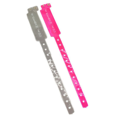 행사 및 축제에서 쉽게 식별 할 수있는 250 * 25mm PVC 팔찌
