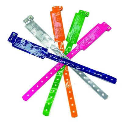 행사 및 축제에서 쉽게 식별 할 수있는 250 * 25mm PVC 팔찌