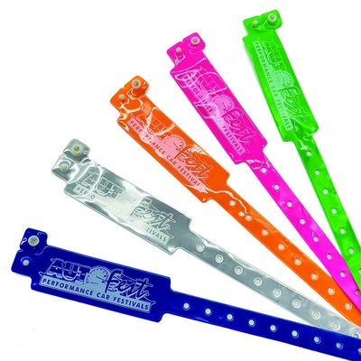 행사 및 축제에서 쉽게 식별 할 수있는 250 * 25mm PVC 팔찌