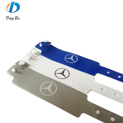 방수 PVC 플라스틱 비닐 팔찌 250*25mm 넓은 모양 페스티벌 액세스만