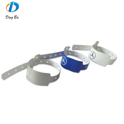 방수 PVC 플라스틱 비닐 팔찌 250*25mm 넓은 모양 페스티벌 액세스만