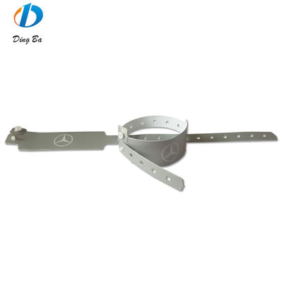 방수 PVC 플라스틱 비닐 팔찌 250*25mm 넓은 모양 페스티벌 액세스만