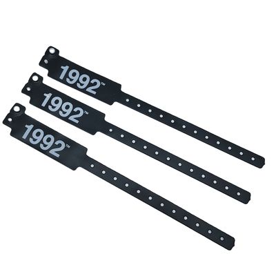 파란색 PVC/비닐 소재의 행사 및 축제용 패션 손목밴드 팔찌