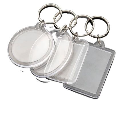 아크릴과 금속 키링 스튜디오 사진 번호 카드 예금 카드 가방 Pendant 20pcs