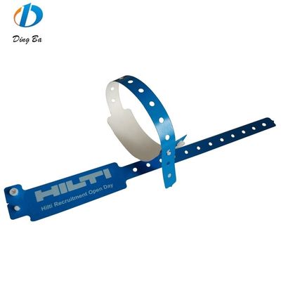 티켓 식별 테이프 손목밴드 방수 플라스틱 ID 팔찌 1개 미만