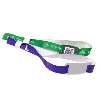 350*15mm 프로페셔널 커스텀 페스티벌 직물 RFID 팔찌