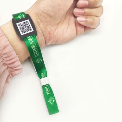 350*15mm 프로페셔널 커스텀 페스티벌 직물 RFID 팔찌