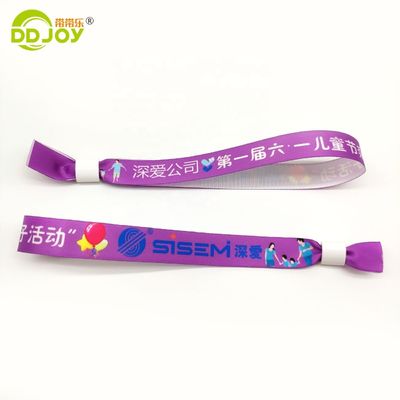 350*15mm 프로페셔널 커스텀 페스티벌 직물 RFID 팔찌