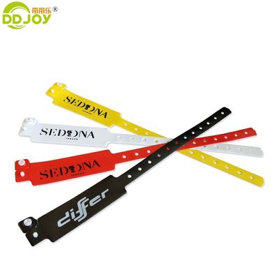 주문형 손목밴드 Black Soft PVC 손목밴드