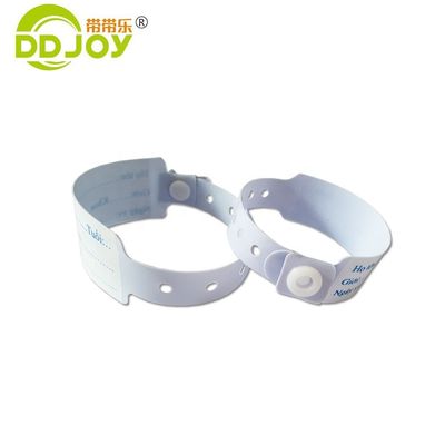 신생아 부드러운 손목밴드 RFID NFC 칩 및 블루 PVC 재료의 사용자 지정 로고