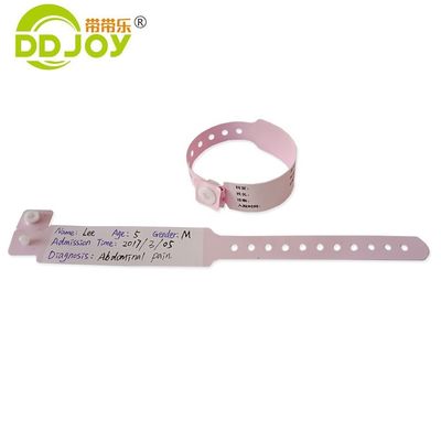 신생아 부드러운 손목밴드 RFID NFC 칩 및 블루 PVC 재료의 사용자 지정 로고