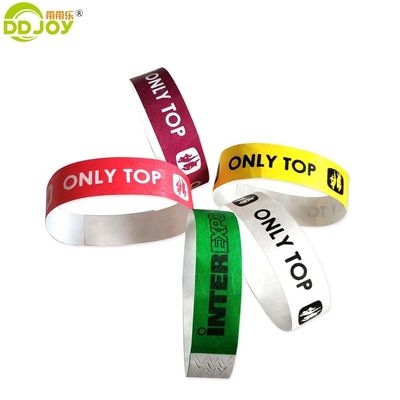 250*25mm 및 250*19mm 타이벡 종이 손목밴드