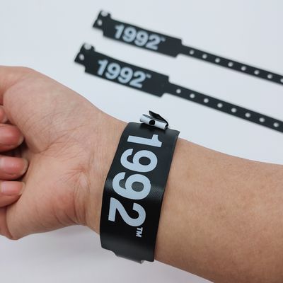 사용자 지정 로고 PVC/비닐 손목밴드 행사용 팔찌 페스티벌 250*25mm/250*16mm