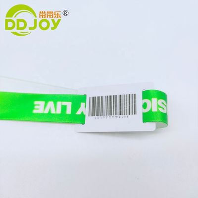 콘서트 파티 축제 이벤트용 13.56 MHZ RFID 폴리에스터 손목밴드