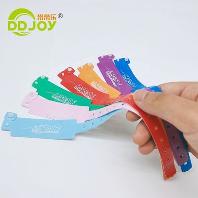 DDjoy 페스티벌 이벤트 VIP 입장용 맞춤형 비닐 PVC 플라스틱 팔찌 인쇄