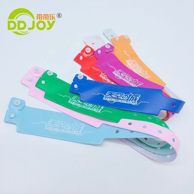 DDjoy 페스티벌 이벤트 VIP 입장용 맞춤형 비닐 PVC 플라스틱 팔찌 인쇄