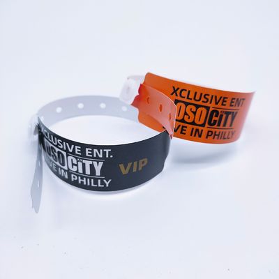 250*25mm/250*19mm PE 손목밴드 VIP 공원/행사/페스티벌 입장 ISO9001 인증