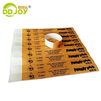 250*25mm/250*19mm 풀 컬러 이벤트 파티 VIP 커스텀 손목밴드 보안용 Tyvek