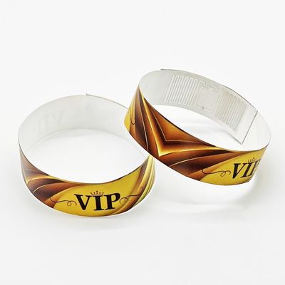 사용자 지정 로고 인쇄 된 NFC 기능의 Tyvek RFID 손목밴드 최종 소매업자의 선택