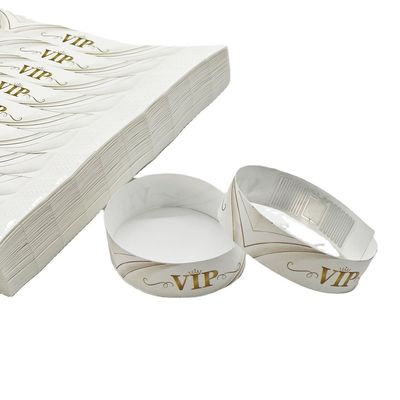 OEM 사용자 지정 로고 식별 RFID 스티커 종이 일회용 Tyvek 팔찌