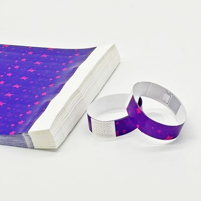 이벤트 파티 공급품 NFC 기능과 RFID로 방수 종이 팔찌