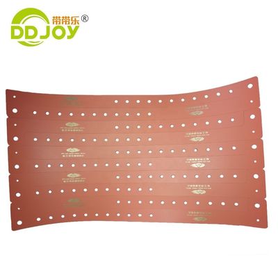 딩바 커스텀 플라스틱 손목밴드 만화 애호가용 250*25mm 넓은 모양 팔찌