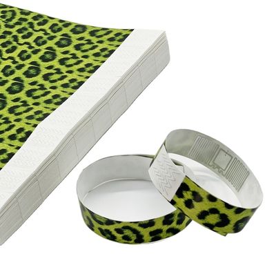 맞춤형 방수 종이 Tyvek RFID 손목밴드 NFC 기능 포함