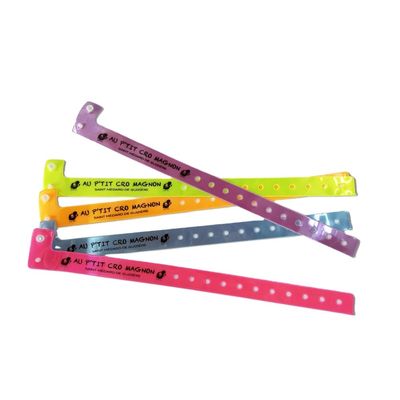 250*25mm/250*16mm 레드 비닐 PVC 손목밴드 손목밴드