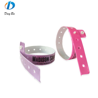 250*25mm/250*16mm 레드 비닐 PVC 손목밴드 손목밴드