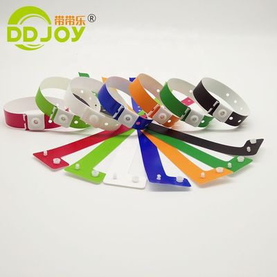 250*25mm/250*19mm 정원/행사/페스티벌용 일회용 방수 플라스틱 손목밴드