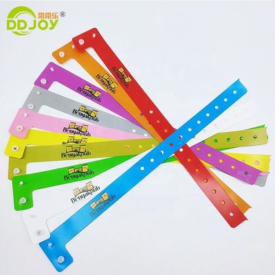 250*25mm/250*19mm 정원/행사/페스티벌용 일회용 방수 플라스틱 손목밴드