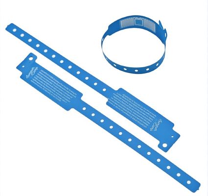 의학적 칩 인식용 맞춤형 크기의 RFID 열 인쇄 종이 손목밴드