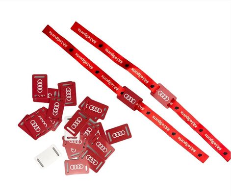 의학적 칩 인식용 맞춤형 크기의 RFID 열 인쇄 종이 손목밴드