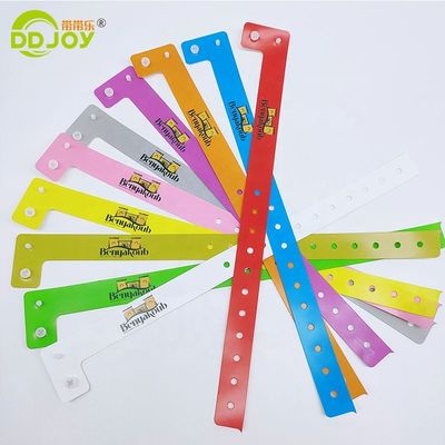 이벤트 항 알레르기 맞춤형 방수 CMYK LOGO 테마파크용 복합 손목밴드