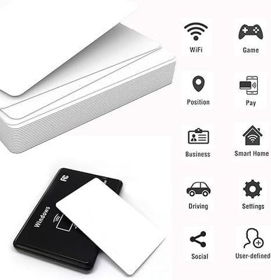 사용자 정의 RFID 125KHZ T5577 EM4305 13.56MHZ 재쓰기 가능한 복합 키 카드 키 칩 주파수
