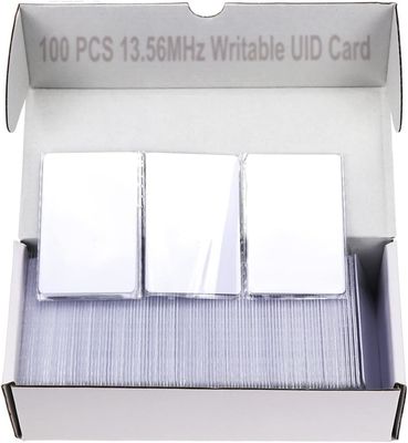 사용자 정의 RFID 125KHZ T5577 EM4305 13.56MHZ 재쓰기 가능한 복합 키 카드 키 칩 주파수