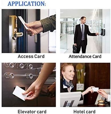 사용자 정의 RFID 125KHZ T5577 EM4305 13.56MHZ 재쓰기 가능한 복합 키 카드 키 칩 주파수