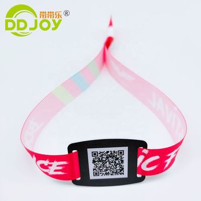 액세스 제어 사용자 지정 이벤트 티켓 직물 RFID 팔찌 천재 NFC 손목밴드 일반 크기 350 * 15mm