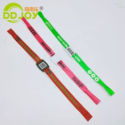 액세스 제어 사용자 지정 이벤트 티켓 직물 RFID 팔찌 천재 NFC 손목밴드 일반 크기 350 * 15mm