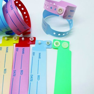 여가용품 오케이션 PVC/비닐 아이디 팔찌 100개 일회용 의료 손목밴드