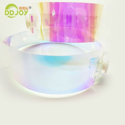 파티 선호 컬러풀 그라디언트 컬러 브래슬렛 이벤트 ID 솔루션을위한 사용자 정의 TPU 손목밴드
