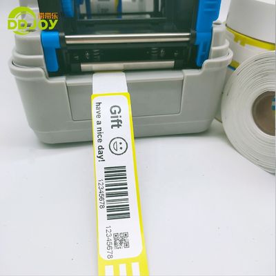 257*25mm 성인 맞춤형 직선 열용 종이 ID 손목밴드 실내 놀이터