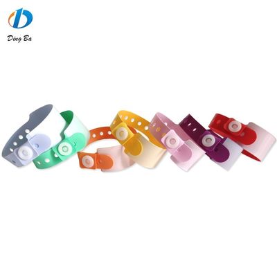 엔터테인먼트 파크 어린이용 다채로운 PVC 비닐 팔찌 250*25mm 및 170*18mm