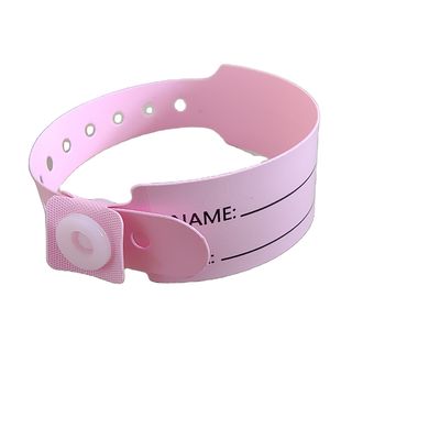 병원 환자 PVC 의료 아이디 팔찌 손목밴드 250*25mm 및 170*18mm 크기