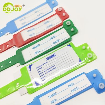 패션 스타일 병원 식별 밴드 삽입 카드 사용자 지정 로고와 실용