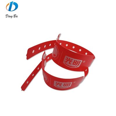 보석 종류 팔찌 콘서트용 친환경 플라스틱 일회용 PVC/비닐 팔찌