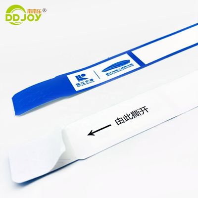 FedEx를 통한 이벤트 식별을 위해 사용자 정의 가능한 방수 합성 종이 손목밴드
