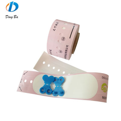 방수 맞춤 로고 모자 아기 병원 환자 ID 손목밴드 열에 민감한