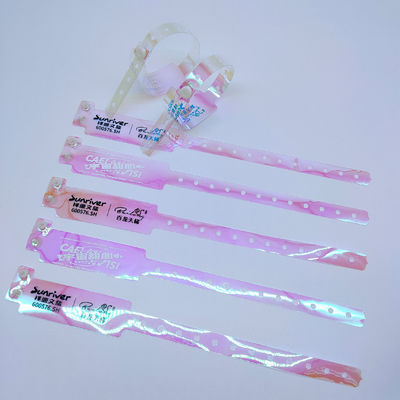 250*25mm/250*16mm 바 나이트클럽용 맞춤형 방수 성향 컬러 플라스틱 팔찌